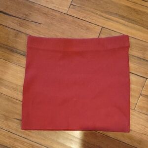 Zara Bold Red Mini Skirt